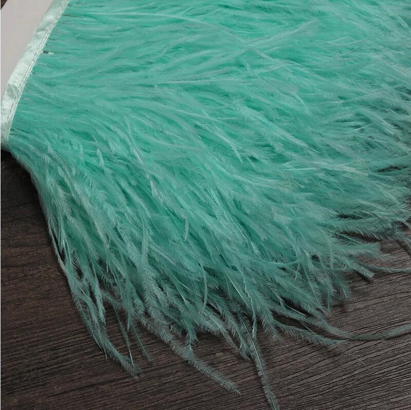 Feather Trim Marabou - 13-18CM 6M Straußenfedern Besatz Stoffgürtel zum