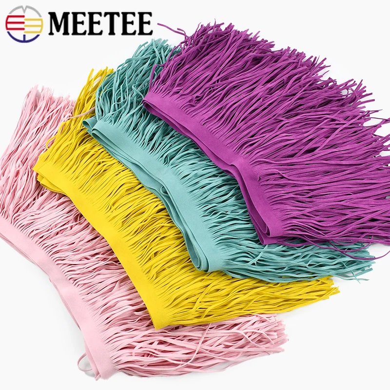 Fringe Ribbon Sewing - 2-5M 15cm Wildleder-Quastenborte, Spitzenband für Vorhänge,