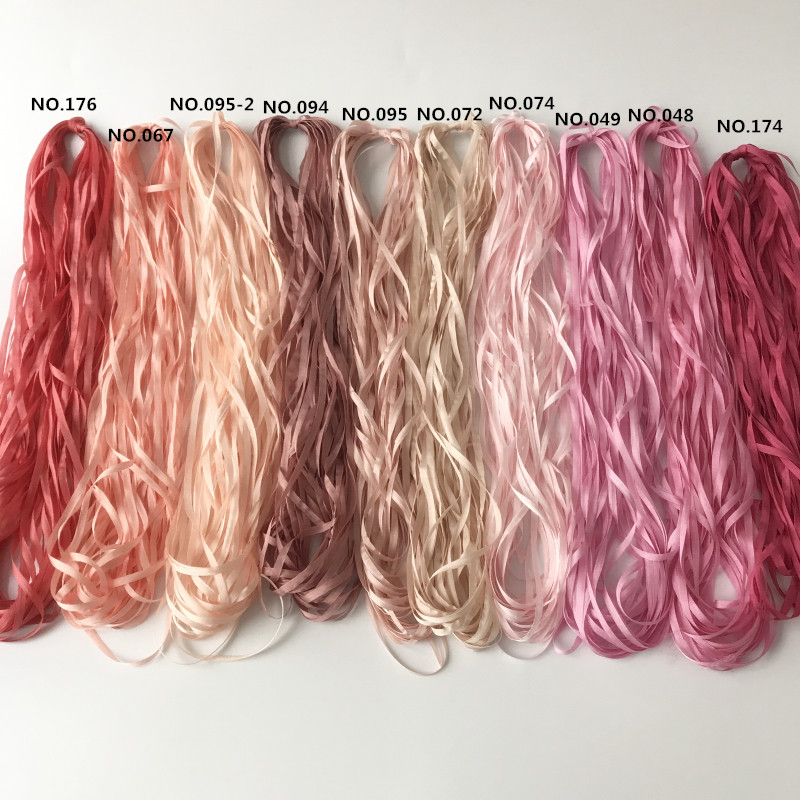 Velvet Ribbon Roll - 4mm 10-50m/Rolle 100% Reines Seidenband in