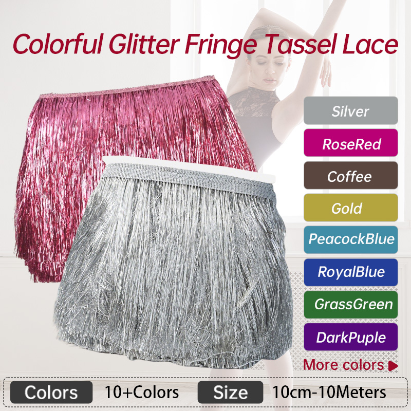 5/10 Meter 10/15/20 cm Paillet – Fringe Ribbon Sewing Bewertung und Preis
