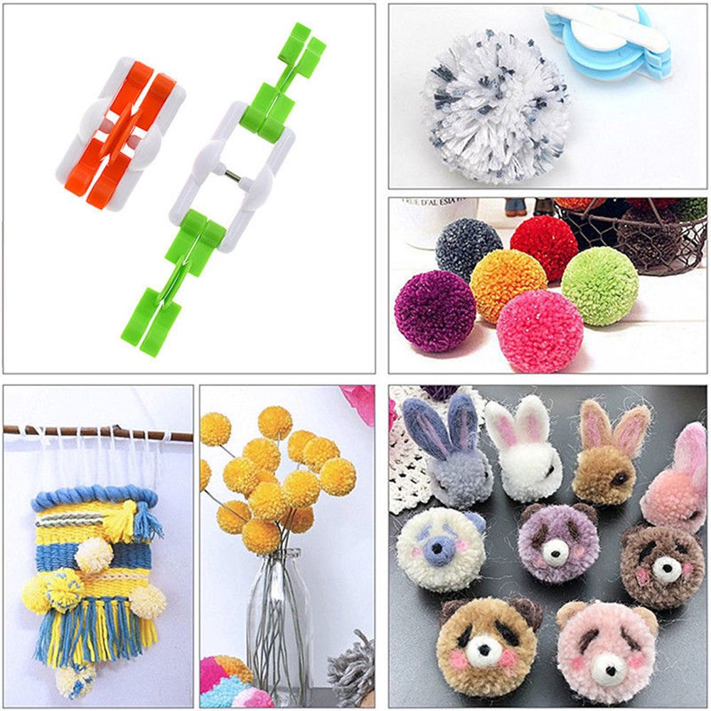 2 teile/los Mode Nadel Handwer – Pom Pom Maker Tool Bewertung und Preis