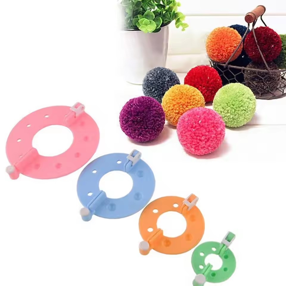 8-teiliges Pompon-Strickset in – Pom Pom Maker Tool Bewertung und Preis