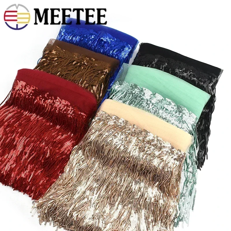 2/5/10yards Pailletten sticker – Beaded Trim Fringe Bewertung und Preis