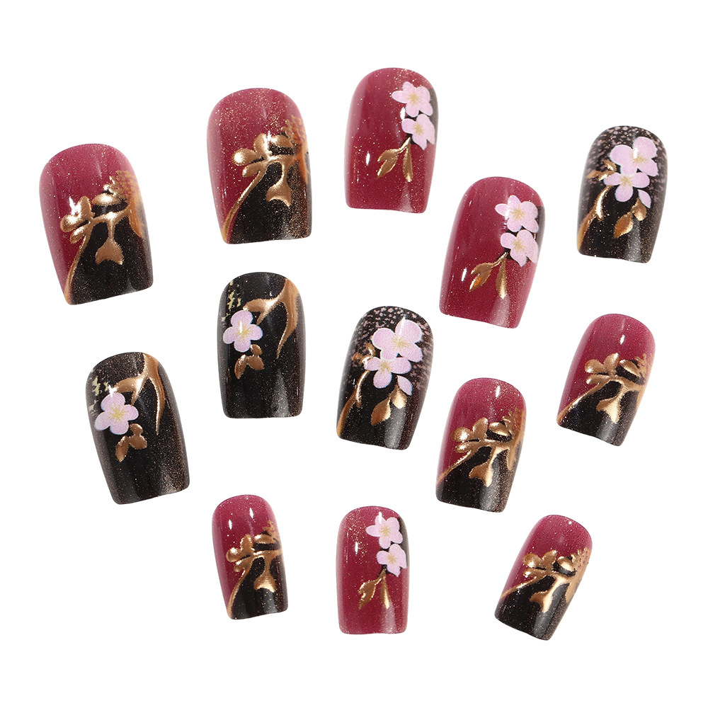 3D vergoldete künstliche Nägel – Embroidery Embellishments Bewertung und Preis
