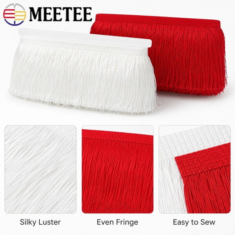 5/10 Yards 15cm Polyester-Quas – Fringe Ribbon Sewing Bewertung und Preis