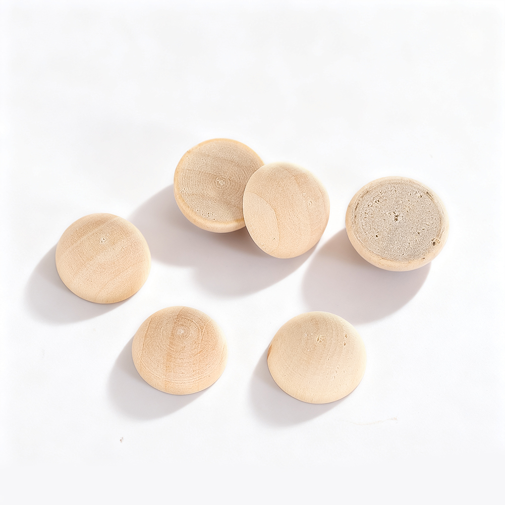 120 Stück 15 mm halbe Holzkuge – Embellish Craft Bewertung und Preis