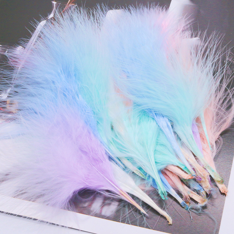 8-12cm Farbige Plumas Natur Tü – Feather Trim Marabou Bewertung und Preis