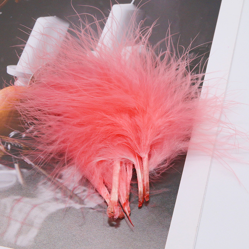 8-12cm Farbige Plumas Natur Tü – Feather Trim Marabou Bewertung und Preis